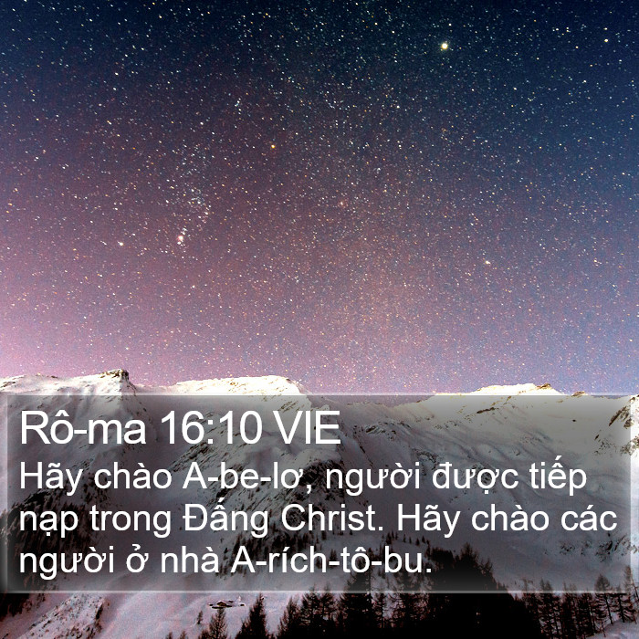 Rô-ma 16:10 VIE Bible Study