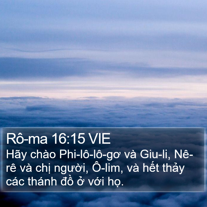 Rô-ma 16:15 VIE Bible Study