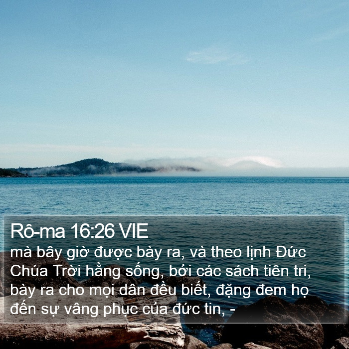 Rô-ma 16:26 VIE Bible Study