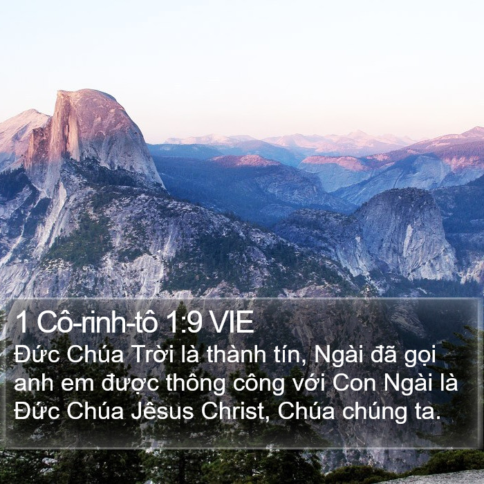 1 Cô-rinh-tô 1:9 VIE Bible Study