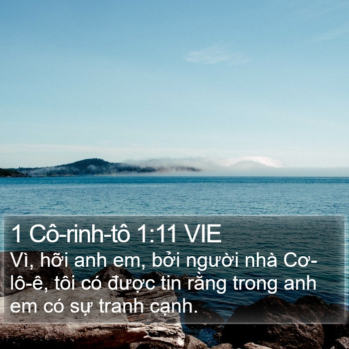 1 Cô-rinh-tô 1:11 VIE Bible Study