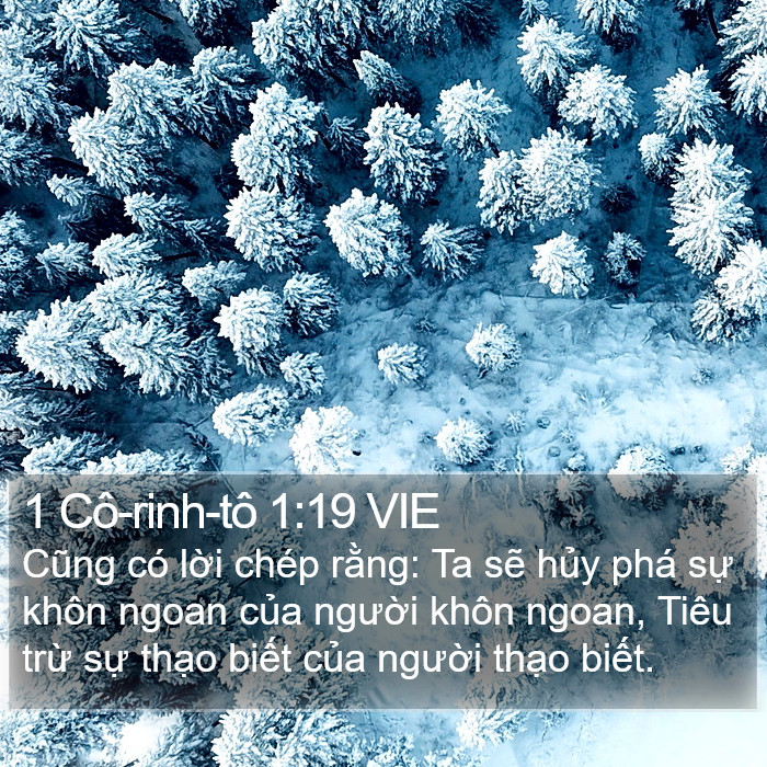 1 Cô-rinh-tô 1:19 VIE Bible Study