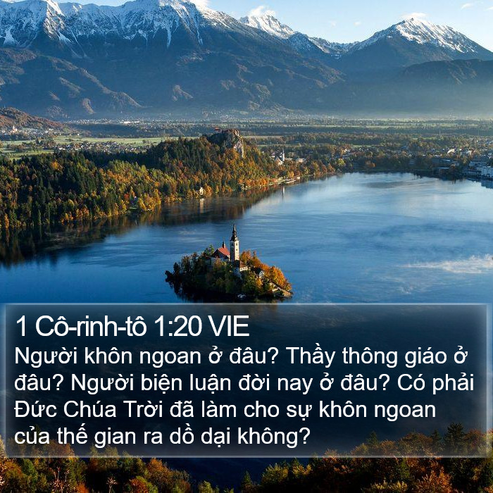 1 Cô-rinh-tô 1:20 VIE Bible Study