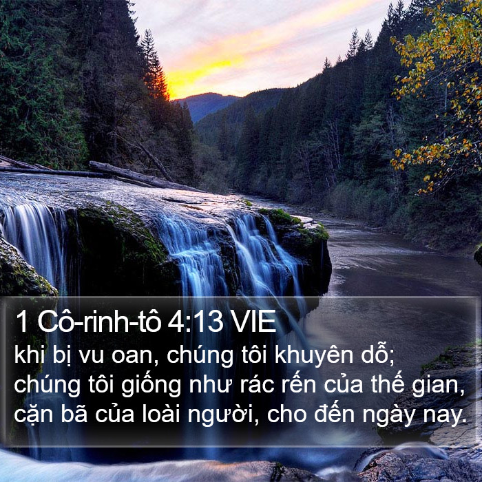 1 Cô-rinh-tô 4:13 VIE Bible Study