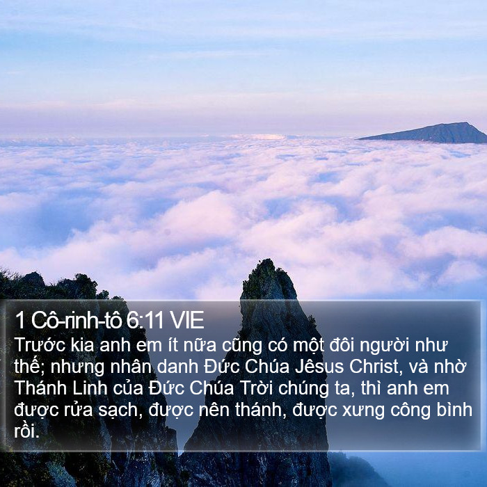 1 Cô-rinh-tô 6:11 VIE Bible Study