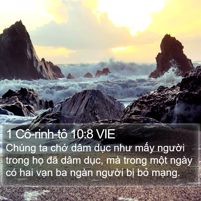 1 Cô-rinh-tô 10:8 VIE Bible Study