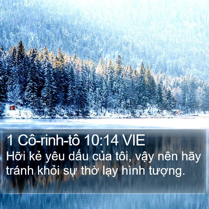 1 Cô-rinh-tô 10:14 VIE Bible Study