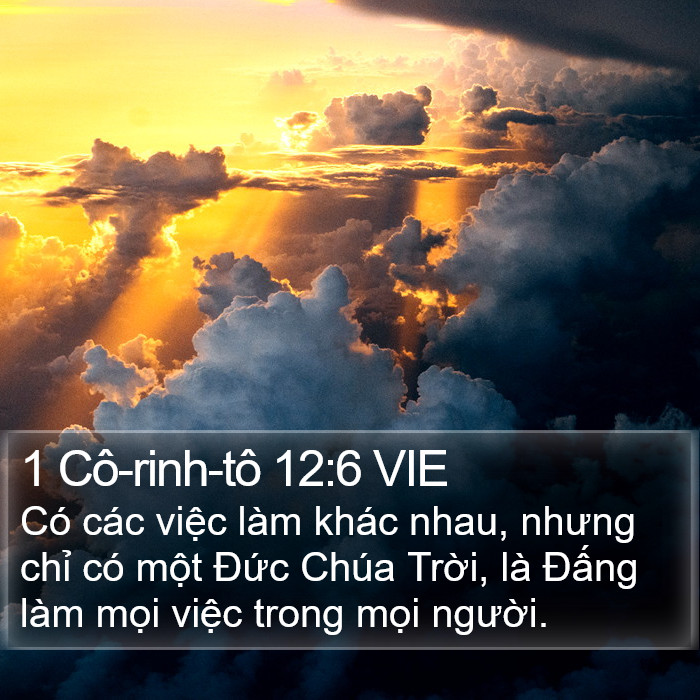 1 Cô-rinh-tô 12:6 VIE Bible Study