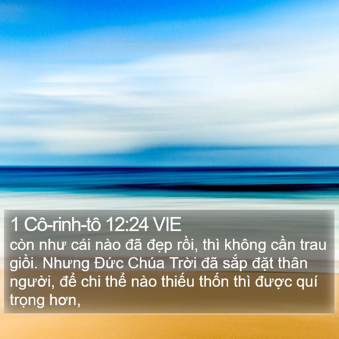 1 Cô-rinh-tô 12:24 VIE Bible Study