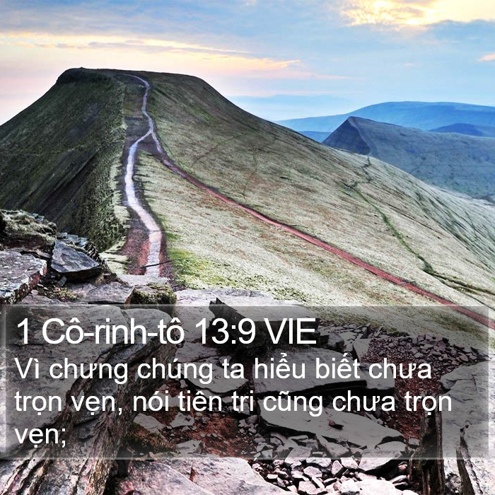 1 Cô-rinh-tô 13:9 VIE Bible Study