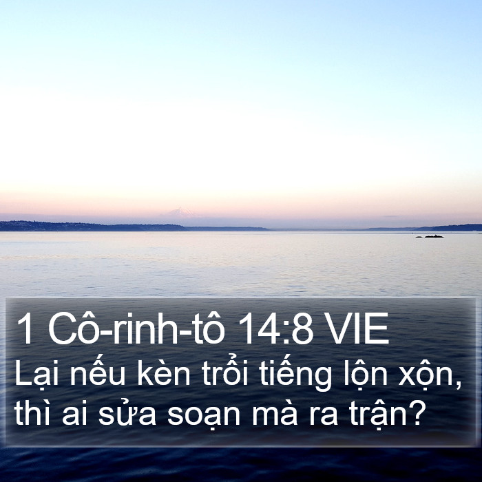 1 Cô-rinh-tô 14:8 VIE Bible Study