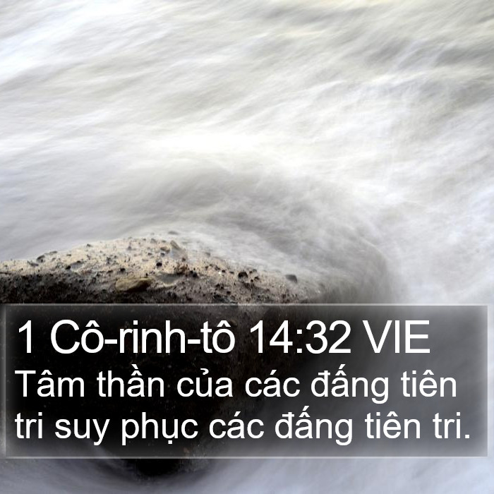 1 Cô-rinh-tô 14:32 VIE Bible Study