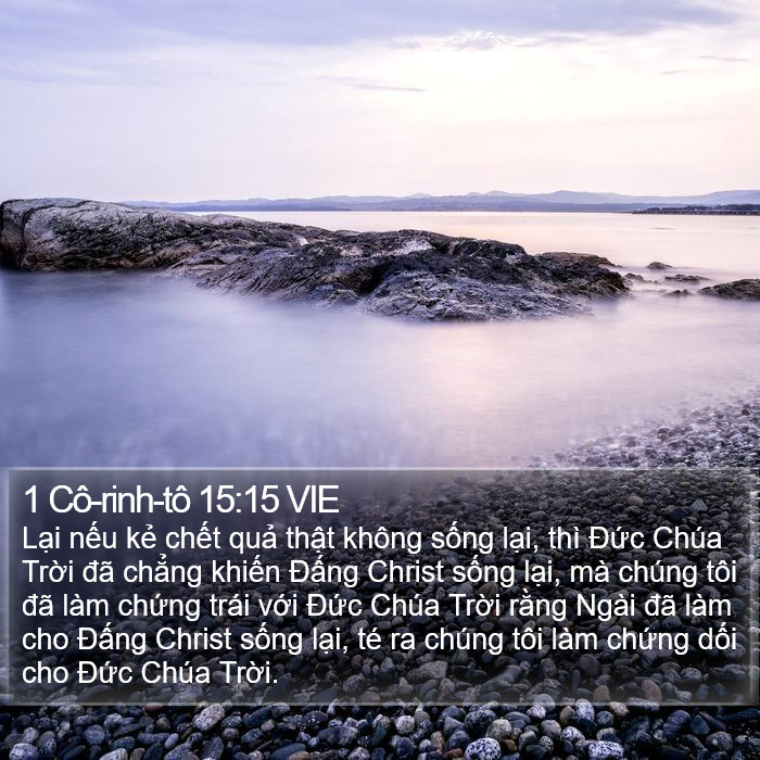 1 Cô-rinh-tô 15:15 VIE Bible Study