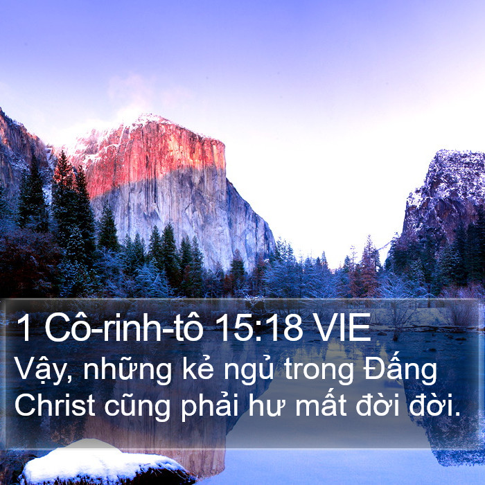 1 Cô-rinh-tô 15:18 VIE Bible Study