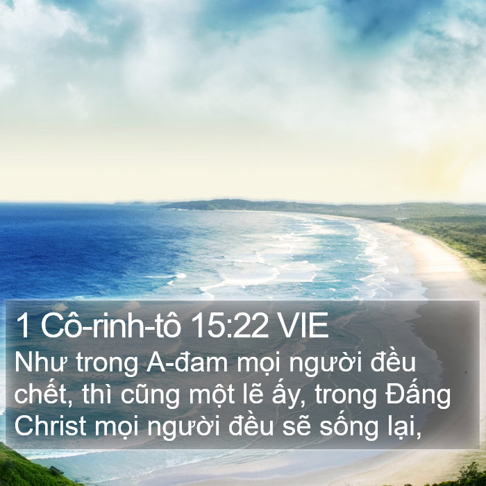 1 Cô-rinh-tô 15:22 VIE Bible Study