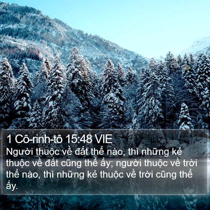 1 Cô-rinh-tô 15:48 VIE Bible Study