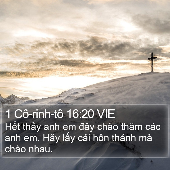 1 Cô-rinh-tô 16:20 VIE Bible Study