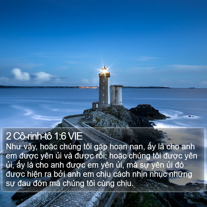 2 Cô-rinh-tô 1:6 VIE Bible Study