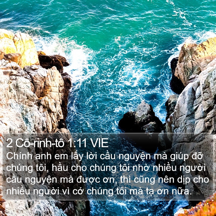 2 Cô-rinh-tô 1:11 VIE Bible Study