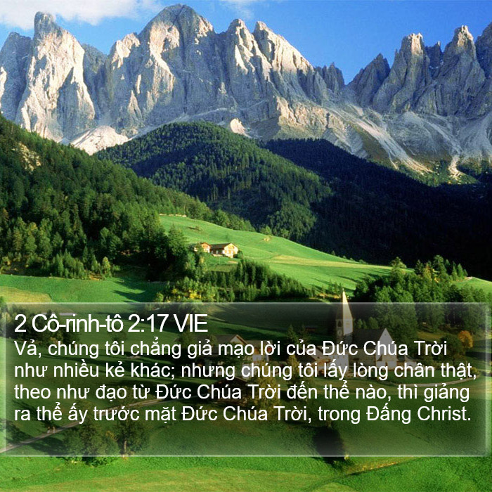 2 Cô-rinh-tô 2:17 VIE Bible Study