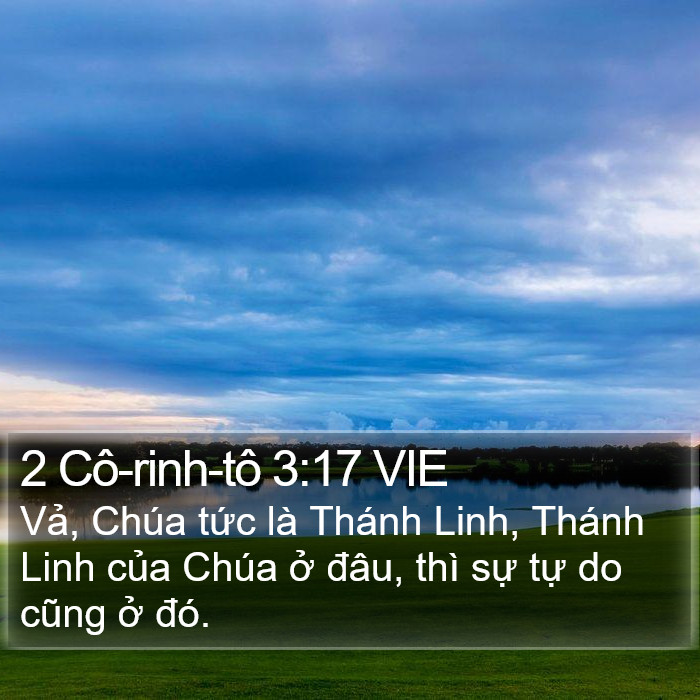 2 Cô-rinh-tô 3:17 VIE Bible Study