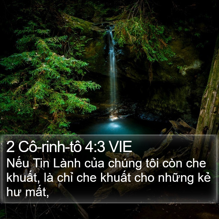 2 Cô-rinh-tô 4:3 VIE Bible Study