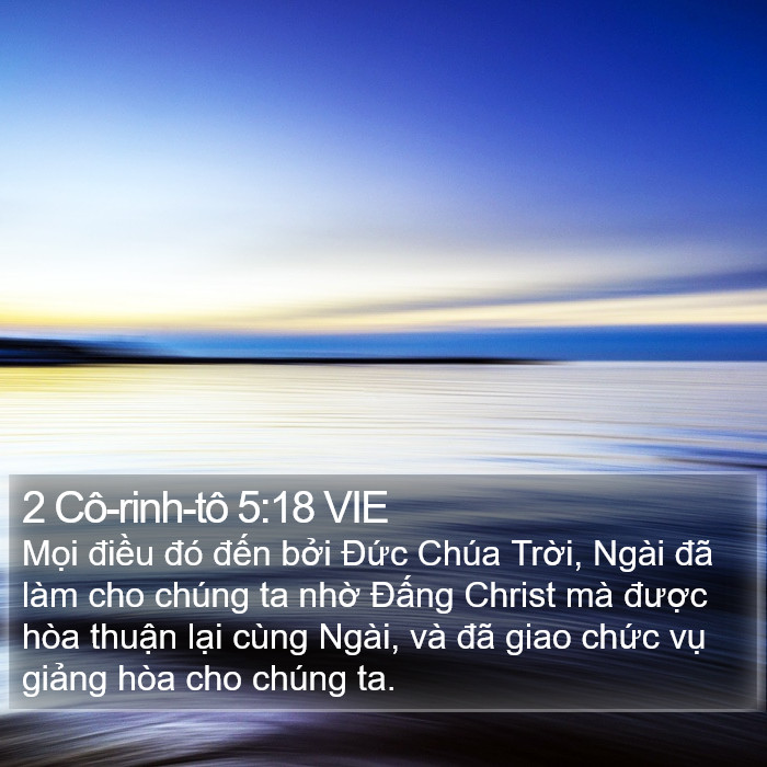 2 Cô-rinh-tô 5:18 VIE Bible Study