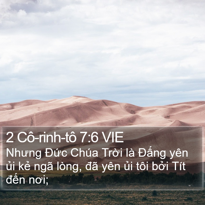 2 Cô-rinh-tô 7:6 VIE Bible Study