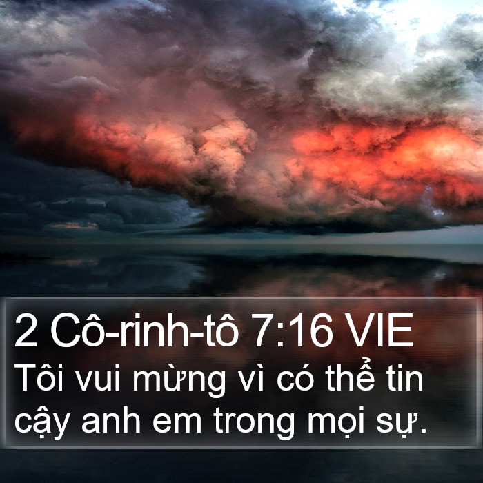 2 Cô-rinh-tô 7:16 VIE Bible Study