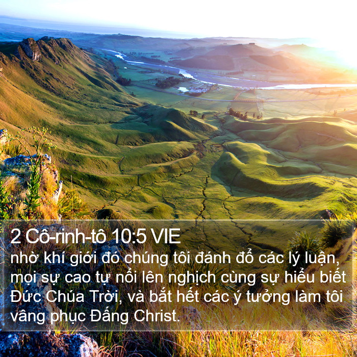 2 Cô-rinh-tô 10:5 VIE Bible Study