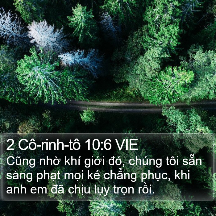 2 Cô-rinh-tô 10:6 VIE Bible Study