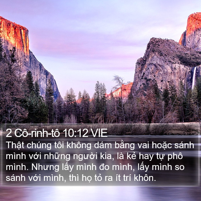 2 Cô-rinh-tô 10:12 VIE Bible Study