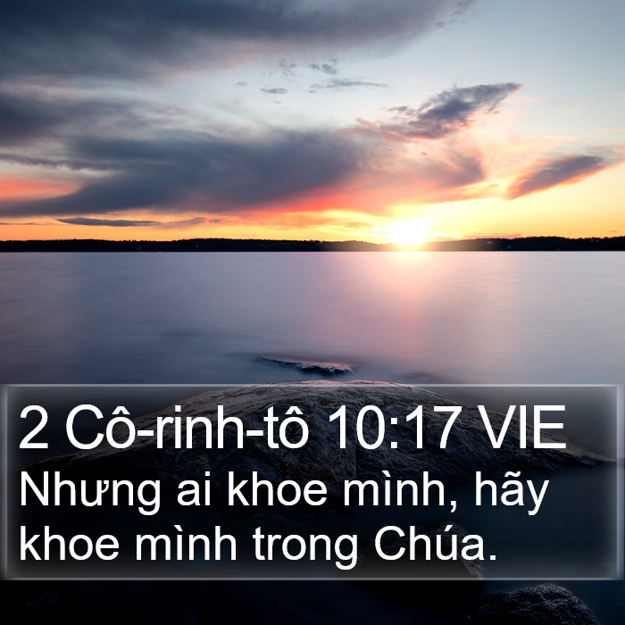 2 Cô-rinh-tô 10:17 VIE Bible Study
