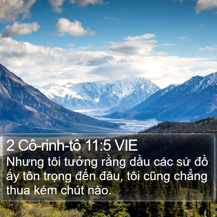 2 Cô-rinh-tô 11:5 VIE Bible Study