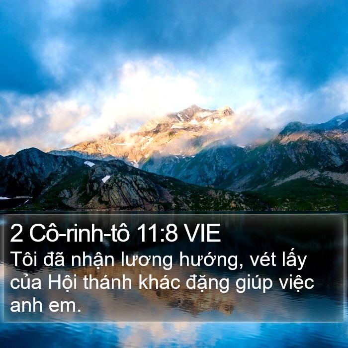 2 Cô-rinh-tô 11:8 VIE Bible Study