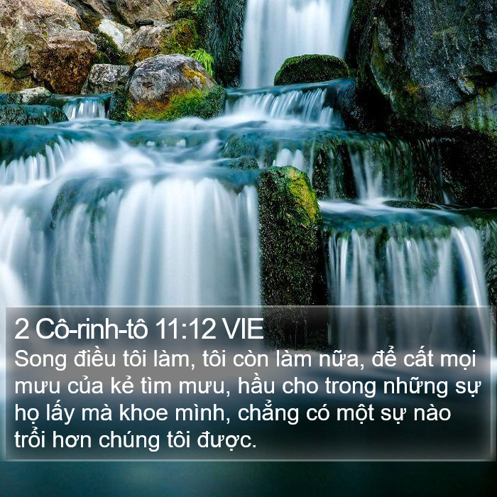 2 Cô-rinh-tô 11:12 VIE Bible Study