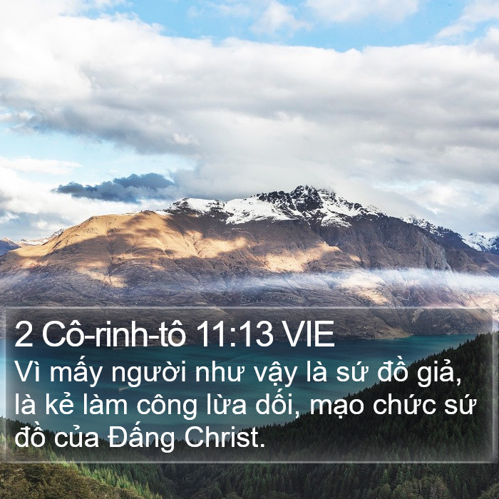 2 Cô-rinh-tô 11:13 VIE Bible Study