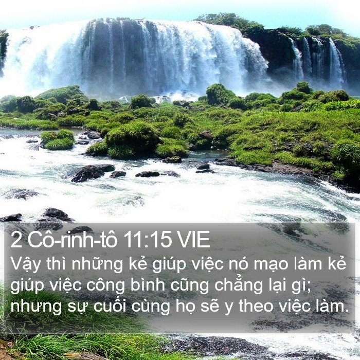 2 Cô-rinh-tô 11:15 VIE Bible Study