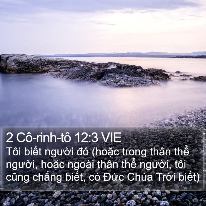 2 Cô-rinh-tô 12:3 VIE Bible Study