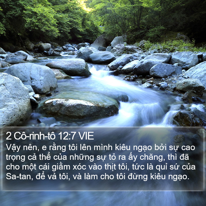 2 Cô-rinh-tô 12:7 VIE Bible Study