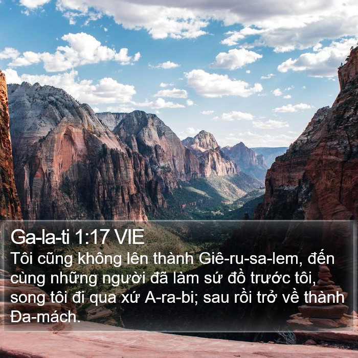 Ga-la-ti 1:17 VIE Bible Study