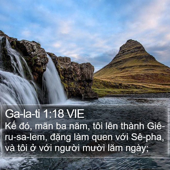 Ga-la-ti 1:18 VIE Bible Study