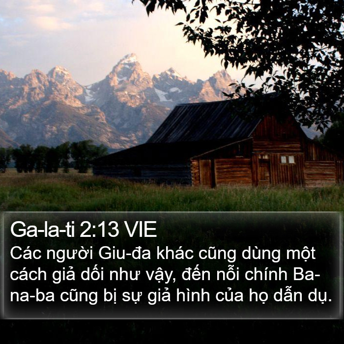 Ga-la-ti 2:13 VIE Bible Study