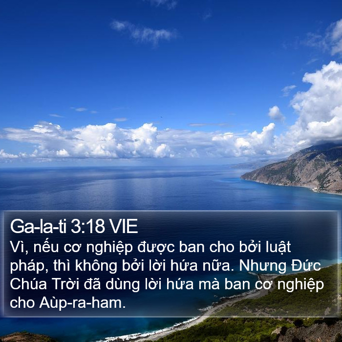 Ga-la-ti 3:18 VIE Bible Study