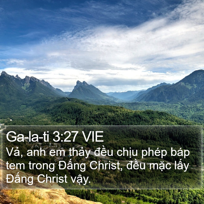 Ga-la-ti 3:27 VIE Bible Study