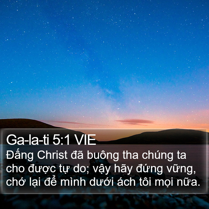 Ga-la-ti 5:1 VIE Bible Study