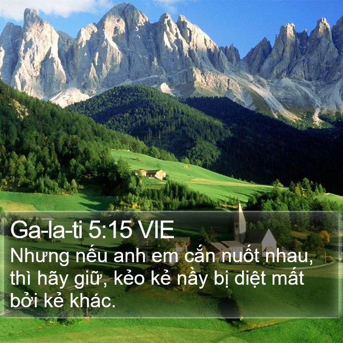 Ga-la-ti 5:15 VIE Bible Study