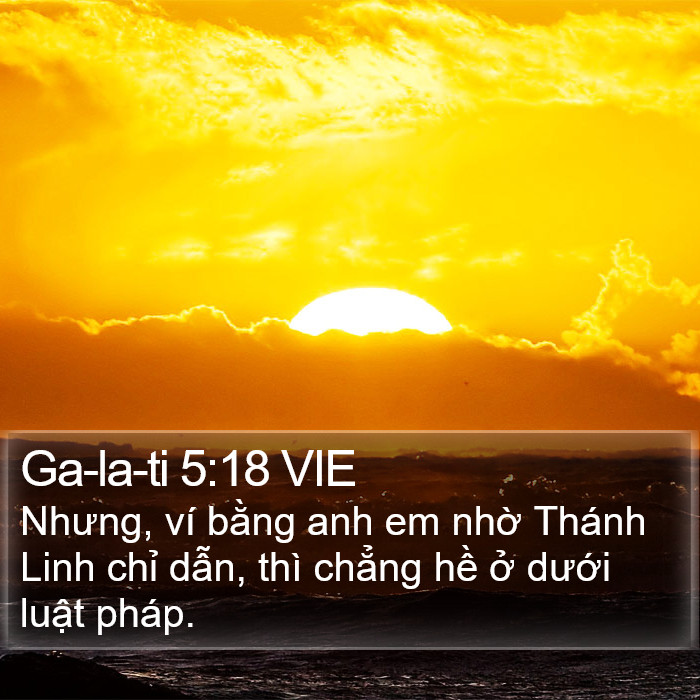 Ga-la-ti 5:18 VIE Bible Study