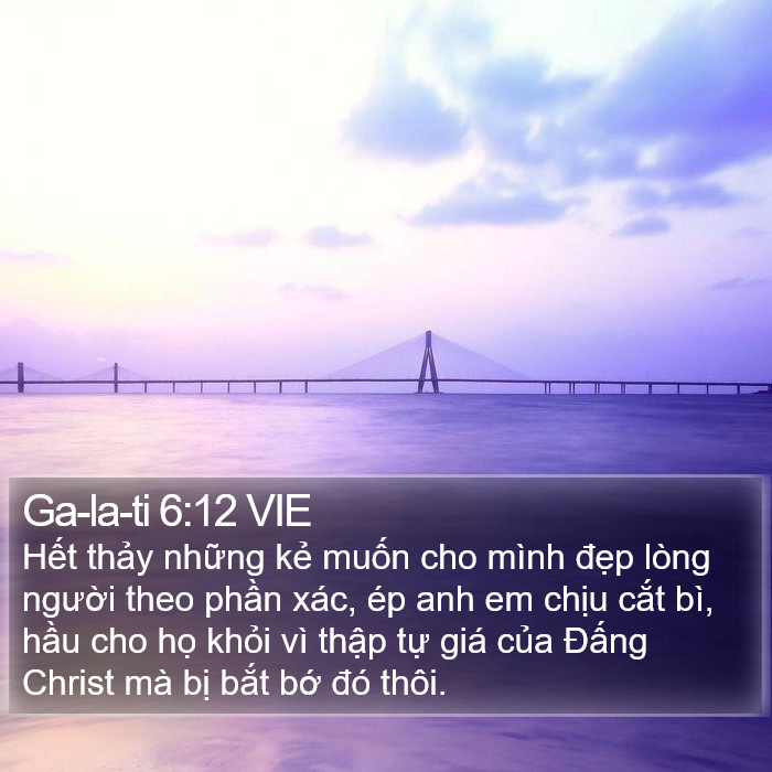 Ga-la-ti 6:12 VIE Bible Study