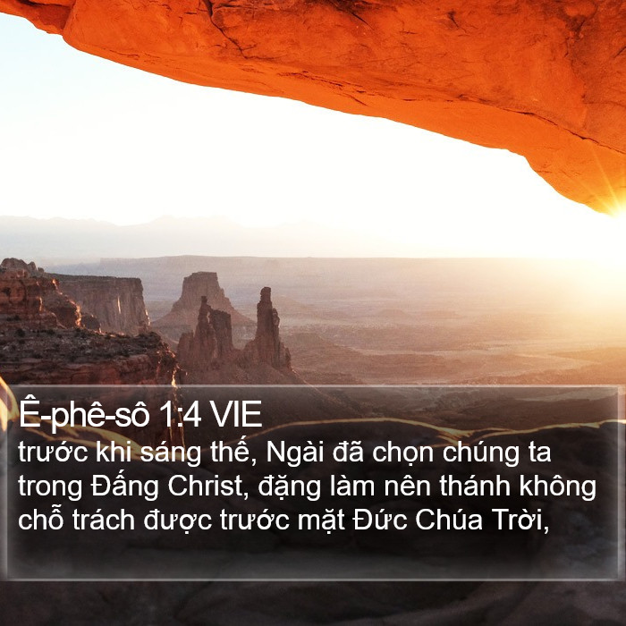 Ê-phê-sô 1:4 VIE Bible Study